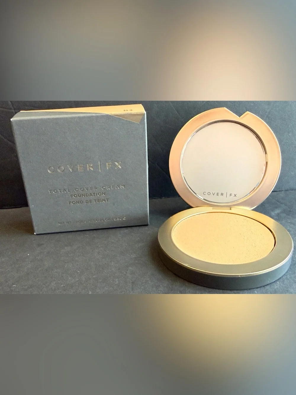 Cover FX Total Cover Cream Foundation – Shade M3 (Nick In Cream, NIB)